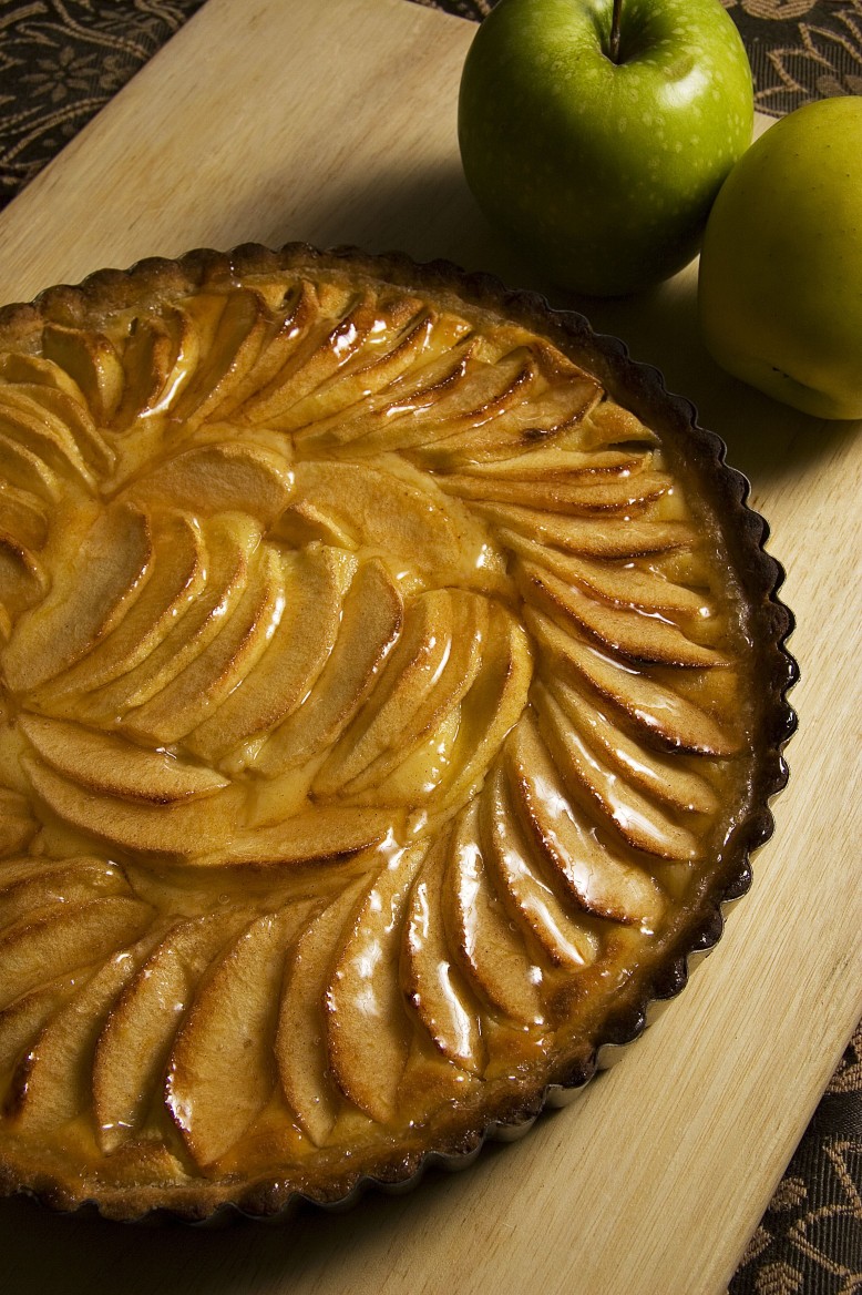apple custard pie